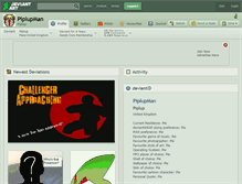 Tablet Screenshot of piplupman.deviantart.com