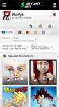 Mobile Screenshot of macys.deviantart.com