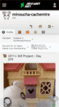 Mobile Screenshot of minoucha-cachemire.deviantart.com