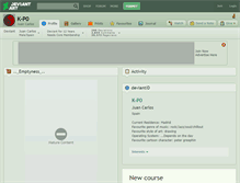 Tablet Screenshot of k-p0.deviantart.com