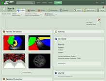 Tablet Screenshot of korvis.deviantart.com