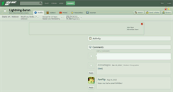 Desktop Screenshot of lightning-baron.deviantart.com