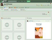 Tablet Screenshot of menhtbtickled.deviantart.com