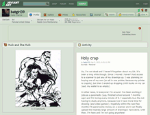 Tablet Screenshot of batgirl39.deviantart.com