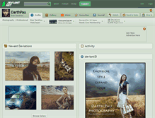 Tablet Screenshot of darthpau.deviantart.com