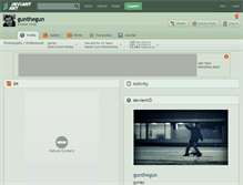 Tablet Screenshot of gunthegun.deviantart.com