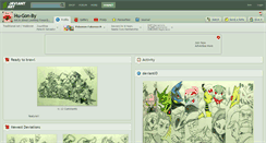 Desktop Screenshot of hu-gon-by.deviantart.com