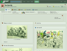 Tablet Screenshot of hu-gon-by.deviantart.com