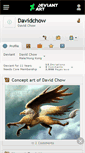 Mobile Screenshot of davidchow.deviantart.com