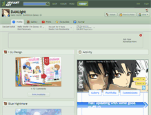 Tablet Screenshot of damlight.deviantart.com