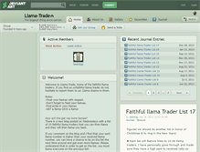 Tablet Screenshot of llama-trade.deviantart.com