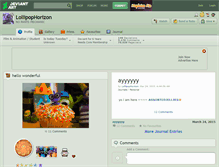 Tablet Screenshot of lollipophorizon.deviantart.com