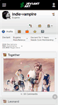 Mobile Screenshot of indie-vampire.deviantart.com