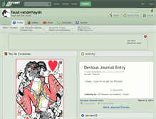 Tablet Screenshot of faust-vanderhaydn.deviantart.com