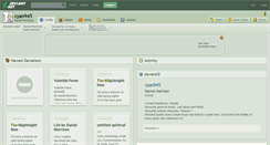 Desktop Screenshot of cyan945.deviantart.com
