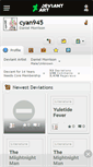 Mobile Screenshot of cyan945.deviantart.com