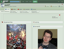 Tablet Screenshot of garthft.deviantart.com