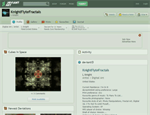 Tablet Screenshot of knightflytefractals.deviantart.com