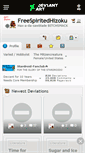 Mobile Screenshot of freespiritedhizoku.deviantart.com