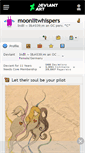 Mobile Screenshot of moonlitwhispers.deviantart.com