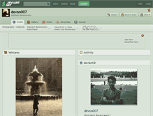 Tablet Screenshot of devon007.deviantart.com
