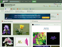 Tablet Screenshot of absolutevacuum.deviantart.com