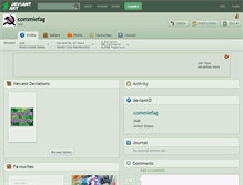 Tablet Screenshot of commiefag.deviantart.com