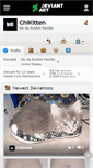 Mobile Screenshot of chikitten.deviantart.com