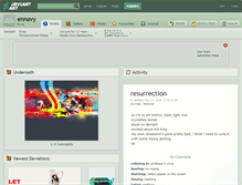 Tablet Screenshot of ennovy.deviantart.com