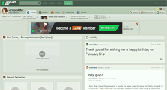 Desktop Screenshot of crosscutter.deviantart.com
