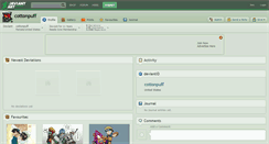 Desktop Screenshot of cottonpuff.deviantart.com