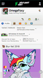 Mobile Screenshot of omegafoxy.deviantart.com