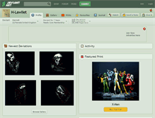 Tablet Screenshot of h-lawliet.deviantart.com