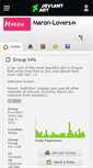 Mobile Screenshot of maron-lovers.deviantart.com