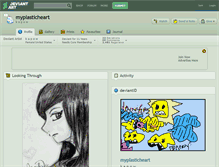 Tablet Screenshot of myplasticheart.deviantart.com