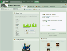 Tablet Screenshot of eragon-saphira.deviantart.com