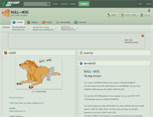 Tablet Screenshot of bull--dog.deviantart.com