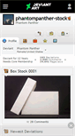 Mobile Screenshot of phantompanther-stock.deviantart.com