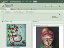 Tablet Screenshot of chuckometti.deviantart.com