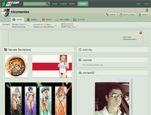 Tablet Screenshot of nicomentes.deviantart.com