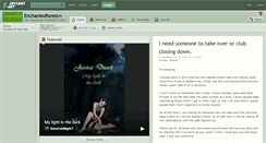 Desktop Screenshot of enchantedforest.deviantart.com