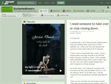 Tablet Screenshot of enchantedforest.deviantart.com