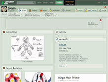 Tablet Screenshot of eildath.deviantart.com