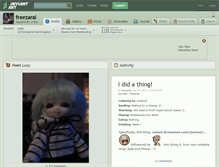 Tablet Screenshot of freezarai.deviantart.com