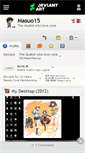 Mobile Screenshot of masuo15.deviantart.com