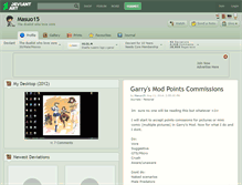 Tablet Screenshot of masuo15.deviantart.com