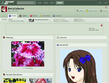 Tablet Screenshot of berrycollector.deviantart.com