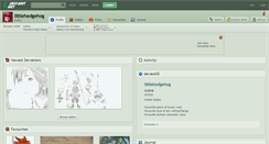 Desktop Screenshot of littlehedgehog.deviantart.com