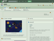 Tablet Screenshot of karfu.deviantart.com