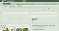 Desktop Screenshot of mariethefreak.deviantart.com